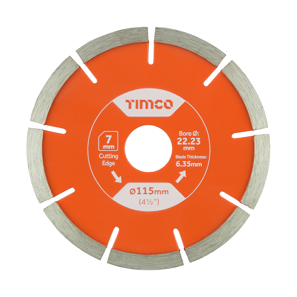 Mortar Raking Diamond Blade - Segmented - 115 x 22.2 (Pack 1)