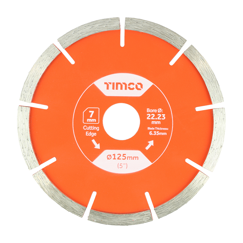 Mortar Raking Diamond Blade - Segmented - 125 x 22.2 (Pack 1)