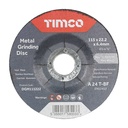 Bonded Abrasive Disc - For Grinding - 115 x 22.2 x 6.4 (Pack 25)