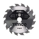 Circular Saw Blade - General Purpose - Coarse/Medium - 140 x 20 x 16T (Pack 1)