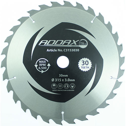 Circular Saw Blade - General Purpose - Coarse/Medium - 254 x 30 x 30T (Pack 1)