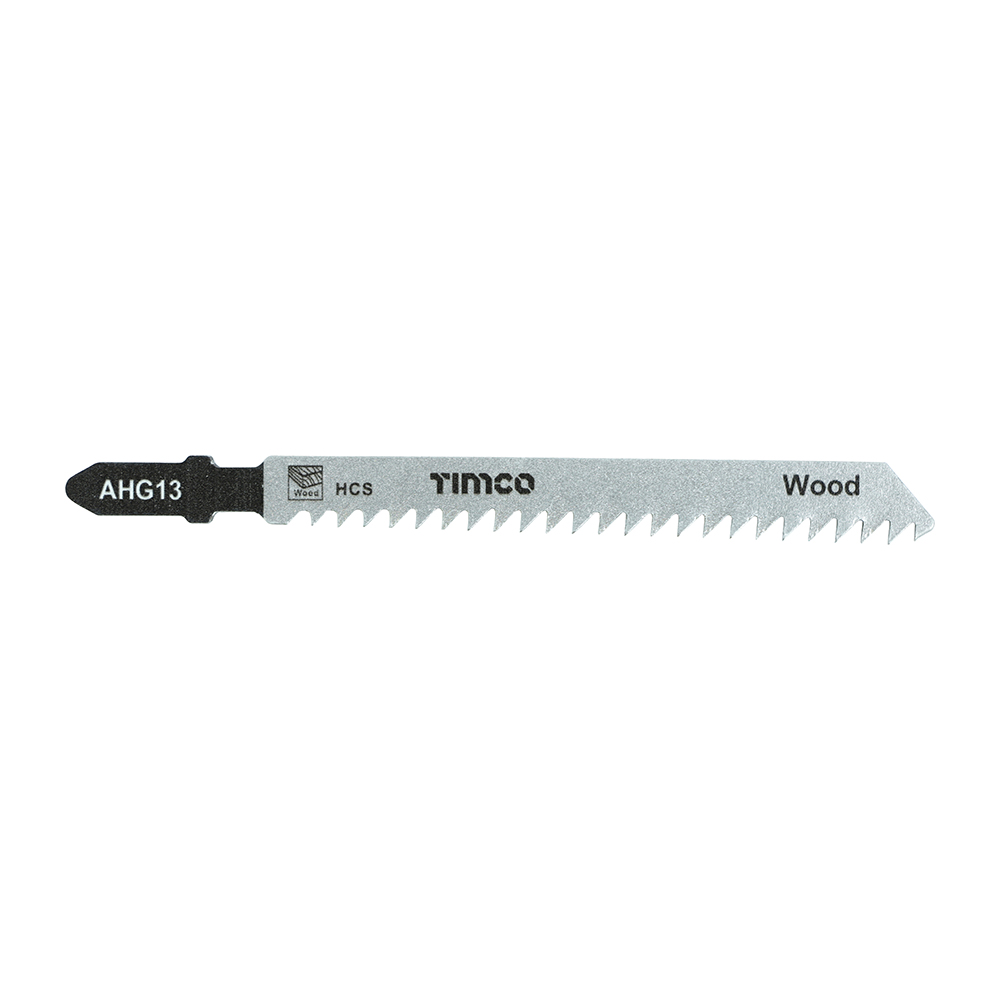 [AHG13] Jigsaw Blades - Wood Cutting - HCS Blades - T111C (Pack 5)