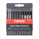 Mixed Jigsaw Set - Wood & Metal Cutting - High Carbon Steel & HSS Blades (Pack 10)