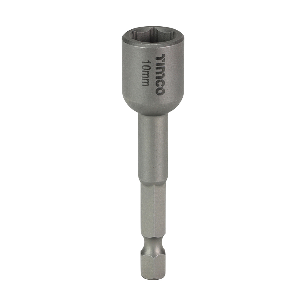 Magnetic Socket Driver Bits - Hex - 10 x 65 (Pack 15)