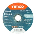 Bonded Abrasive Disc - For Cutting - 125 x 22.2 x 1.0 (Pack 25)