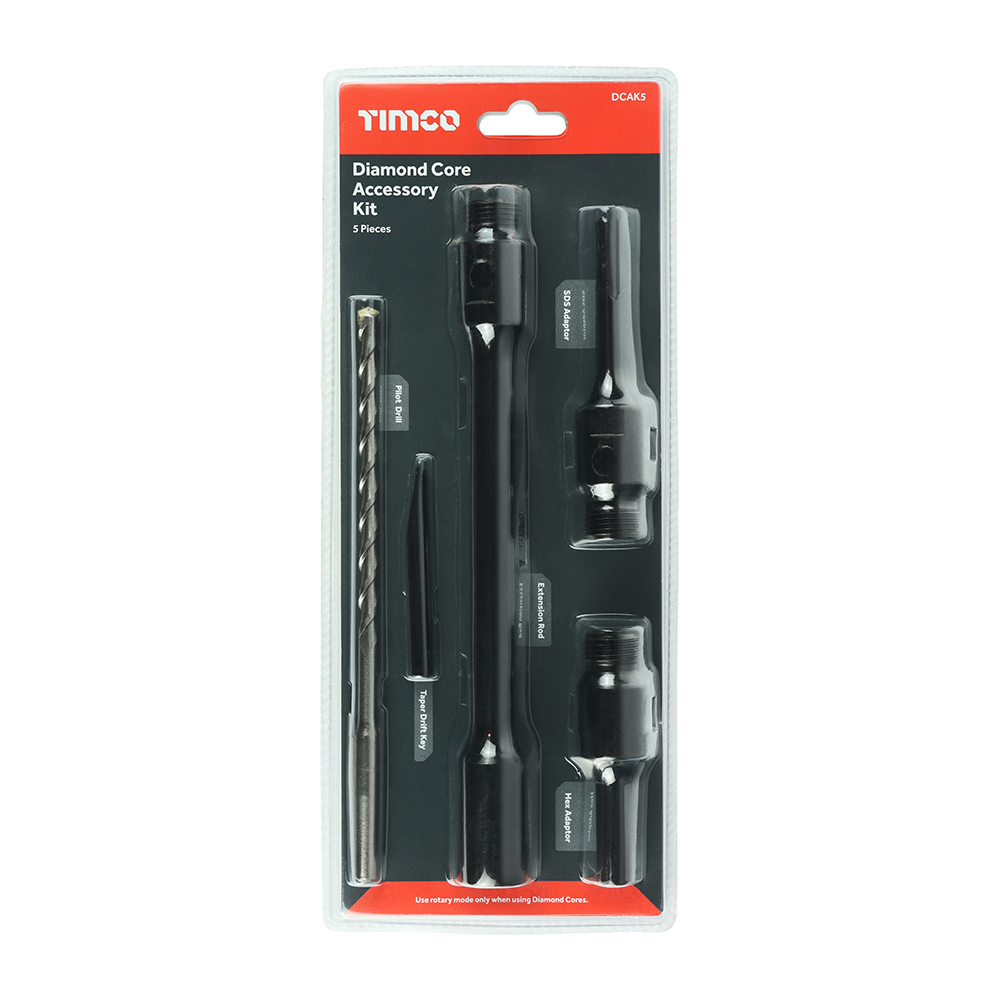 Dry Diamond Core Accessory Kit - 5pcs (Pack 5)