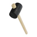 Rubber Mallet - Black - 16oz (Pack 1)