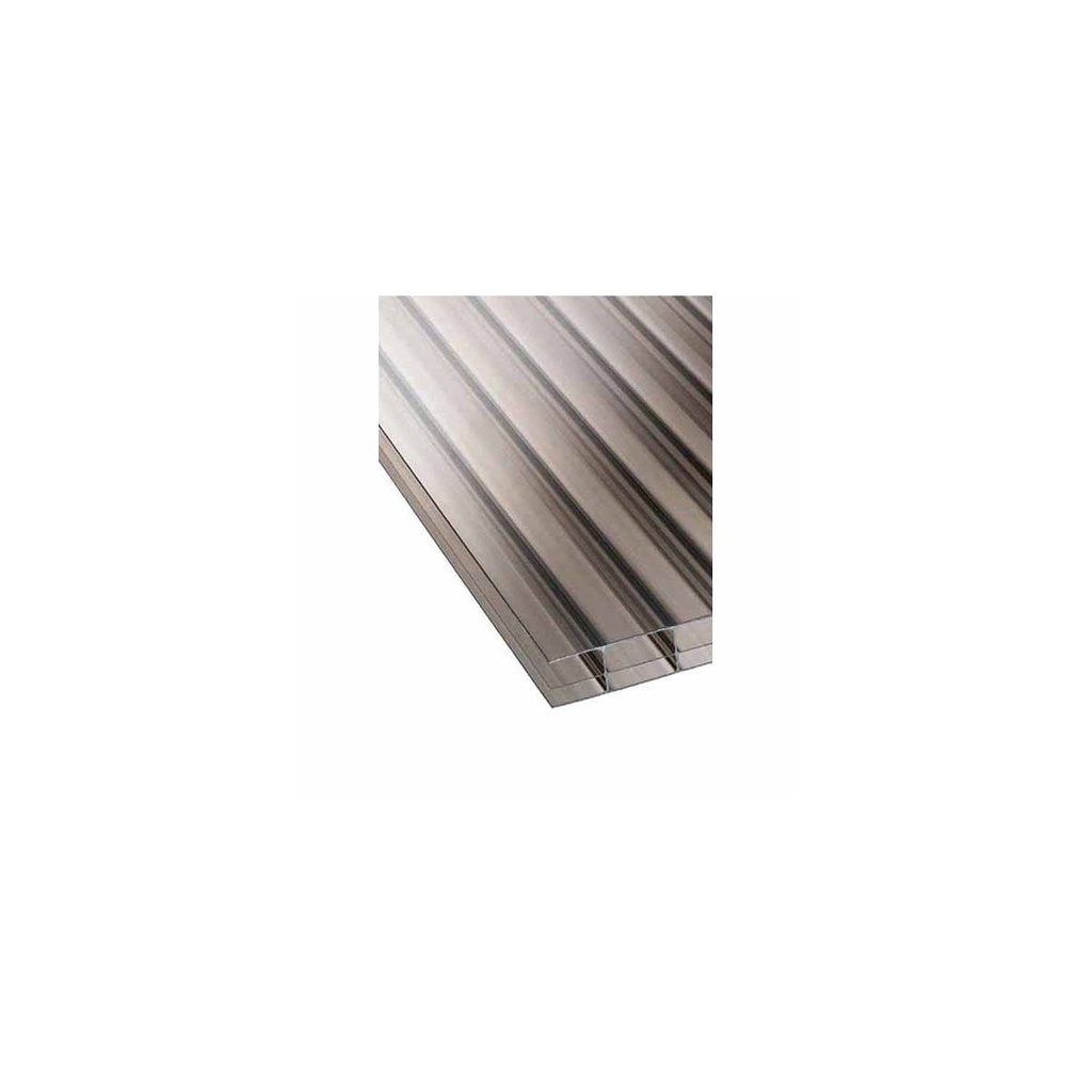 COROTHERM 16MM TRIPLEWALL POLYCARBONATE CLEAR — CUT LENGTH (PER M²)