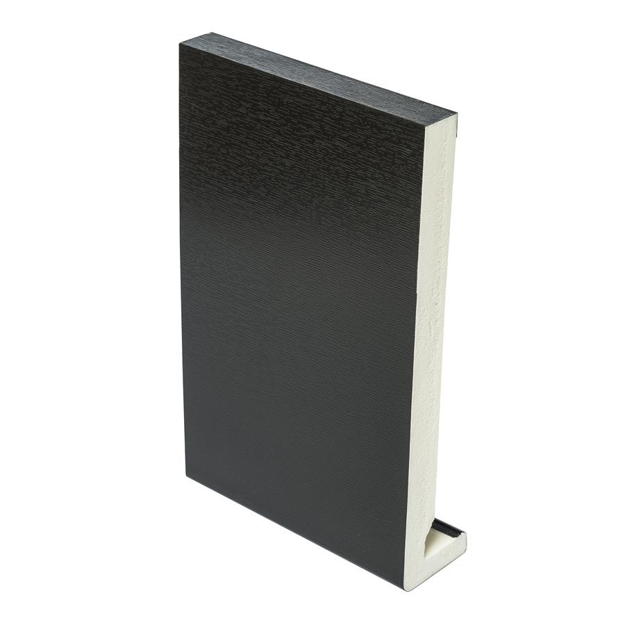 [SF250BL] 250 X 16 SQUARE FULL REPLACEMENT FASCIA 5M (BLACK FOIL)