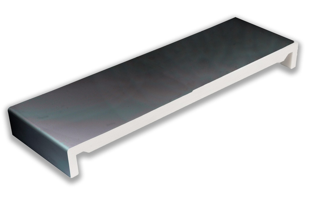 [SF405AGF.25] 405 X 16 SQUARE FULL REPLACEMENT FASCIA 1.25 (ANTHRACITE FOIL)