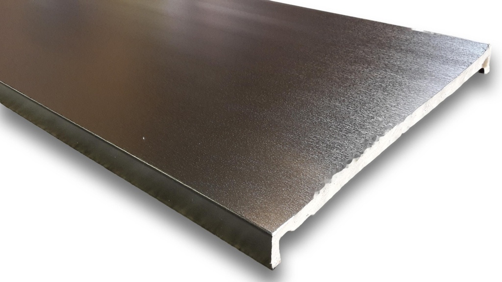 [SF405BL.25] 405 X 16 SQUARE FULL REPLACEMENT FASCIA 1.25M (BLACK FOIL)