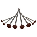 [PHN65BR] 65MM POLYNAIL 100NO (BROWN/ROSEWOOD)