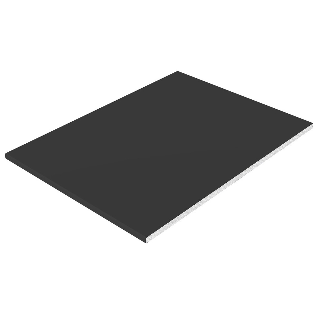 [FB400BL] 400 X 9 PLAIN SOFFIT 5M (BLACK FOIL)