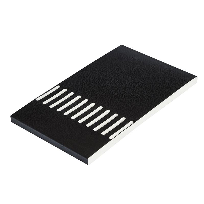 [VS150BL] 150 VENTED SOFFIT 5M (BLACK FOIL)