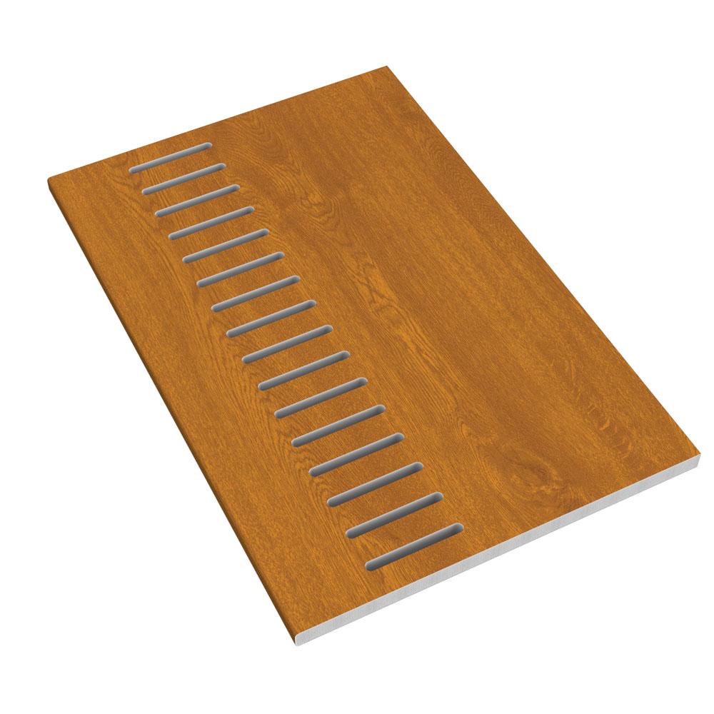 300 VENTED SOFFIT 5M (LIGHT OAK)