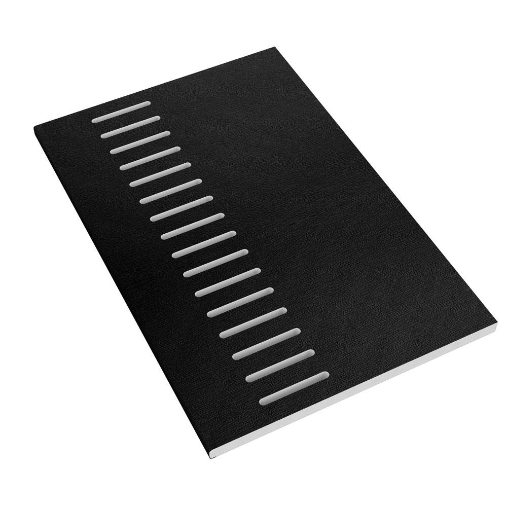 [VS400BL] 400 VENTED SOFFIT 5M (BLACK FOIL)