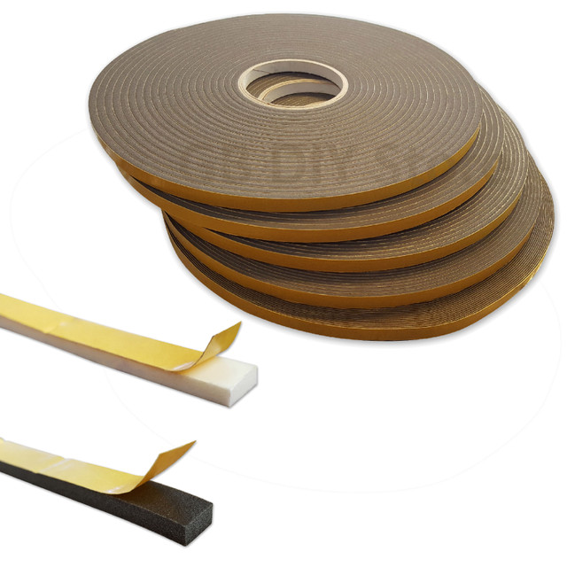 [DST1BL] DOUBLE SIDED TAPE 10MM X 1MM 50M (BLACK) 50M ROLL
