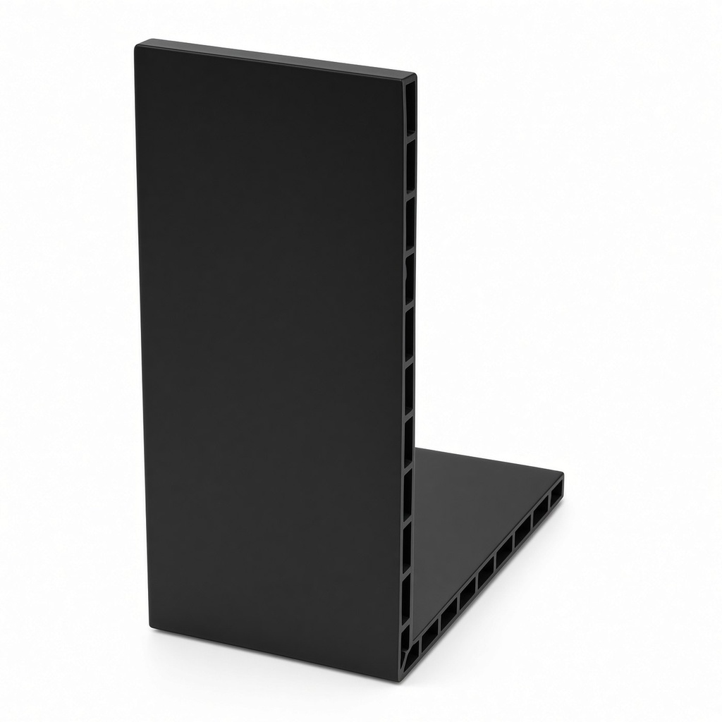 [HA180BL] 100 X 80 RIGID ANGLE (BLACK)