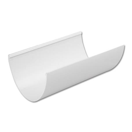 [RGH4W] FLOPLAST 4M HI-CAP GUTTER (WHITE)