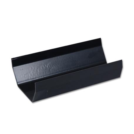 FLOPLAST 4M SQUARE GUTTER (BLACK)