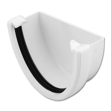 [REH1W] FLOPLAST HI-CAP EXTERNAL STOP END (WHITE)