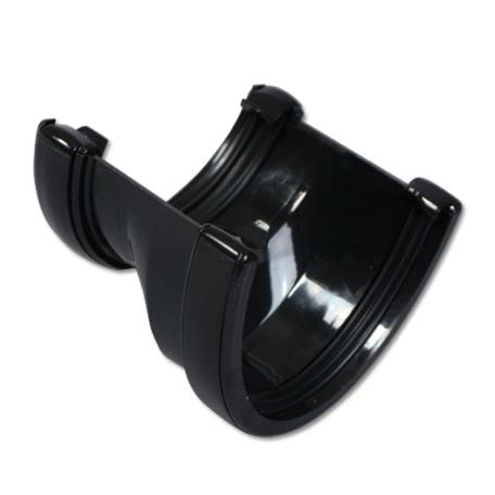 [RHR3BL] FLOPLAST HI-CAP TO ROUND GUTTER APT (BLACK)