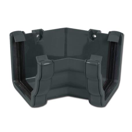 FLOPLAST INT OGEE 135 GUTTER ANGLE (ANTHRACITE GREY)