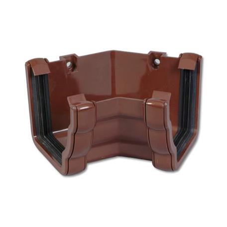 FLOPLAST INT OGEE 135 GUTTER ANGLE (BROWN)