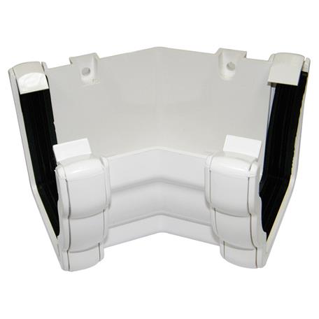 FLOPLAST INT OGEE 135 GUTTER ANGLE (WHITE)