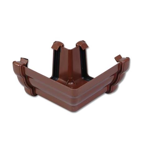 [RAN2BR] FLOPLAST OGEE EXT 90 GUTTER ANGLE (BROWN)