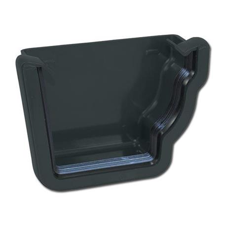 FLOPLAST OGEE EXT STOPEND R/H (ANTHRACITE GREY)