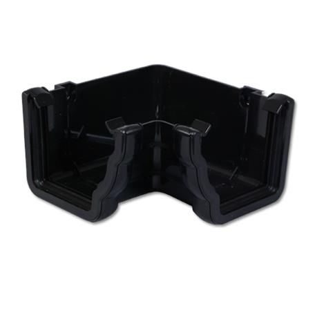 FLOPLAST OGEE INT 90 GUTTER ANGLE (BLACK)