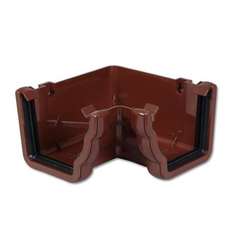 [RAN1BR] FLOPLAST OGEE INT 90 GUTTER ANGLE (BROWN)