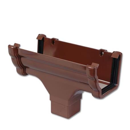 [RON1BR] FLOPLAST OGEE RUNNING OUTLET (BROWN)
