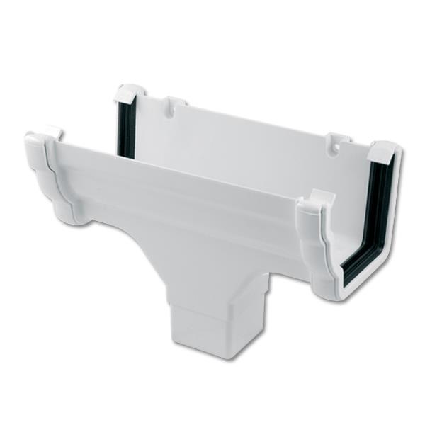 FLOPLAST OGEE RUNNING OUTLET (WHITE)