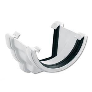 [RNR3W] FLOPLAST R/H OGEE TO RND GUTTER ADP (WHITE)