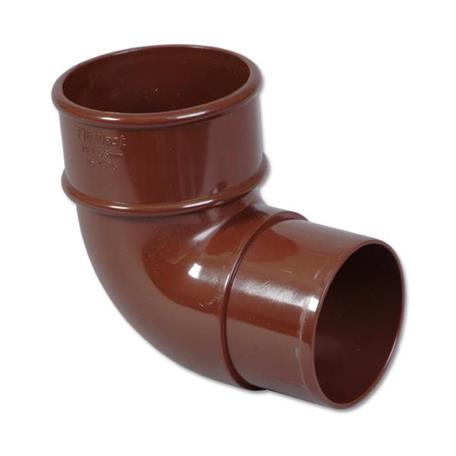 [RB1BR] FLOPLAST ROUND 92 DEG OFFSET BEND (BROWN)