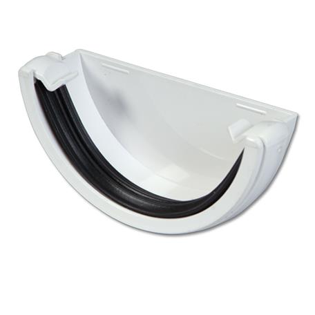 FLOPLAST ROUND EXT STOPEND (WHITE)
