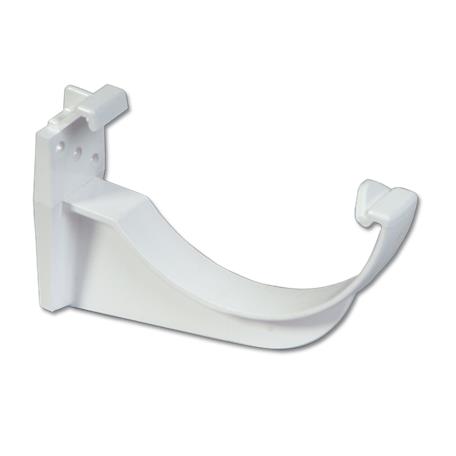 FLOPLAST ROUND GUTTER BRACKET (WHITE)