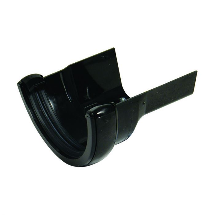 [RD3BL] FLOPLAST ROUND TO OGEE CAST GUTTER APT R/H (BLACK)