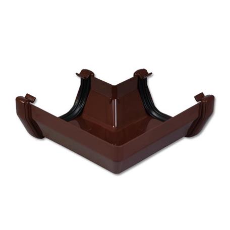 [RAS1BR] FLOPLAST SQUARE 90 GUTTER ANGLE (BROWN)