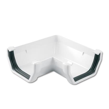 [RAS1W] FLOPLAST SQUARE 90 DEG GUTTER ANGLE (WHITE)
