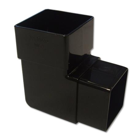 [RBS1BL] FLOPLAST SQUARE 92 DEG OFFSET BEND (BLACK)