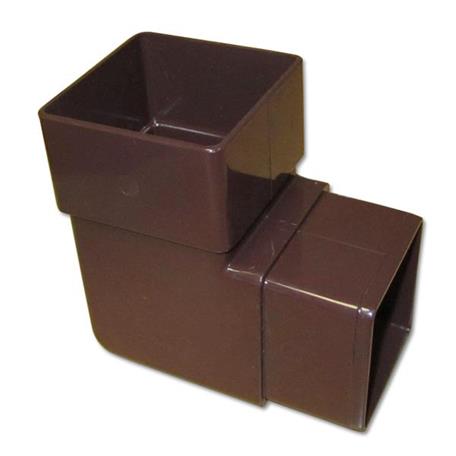 [RBS1BR] FLOPLAST SQUARE 92 DEG OFFSET BEND (BROWN)