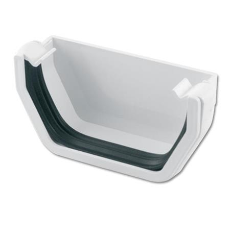 [RES1W] FLOPLAST SQUARE EXT STOPEND (WHITE)