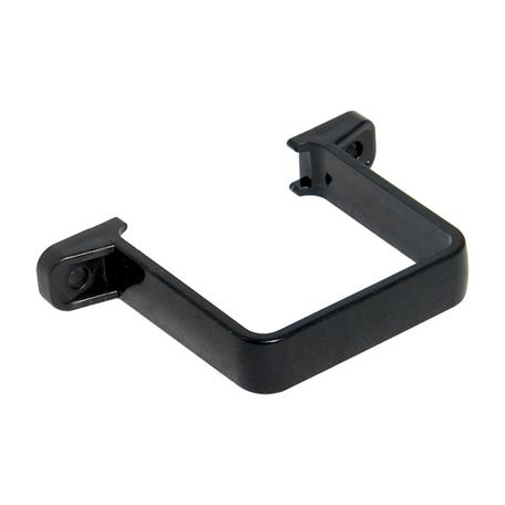 FLOPLAST SQUARE FLUSH PIPE CLIP (ANTHRACITE GREY)
