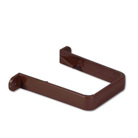 [RCS1BR] FLOPLAST SQUARE PIPE CLIP (BROWN)
