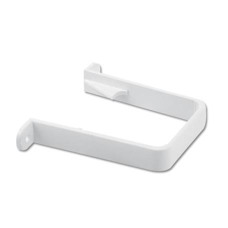 [RCS1W] FLOPLAST SQUARE PIPE CLIP (WHITE)
