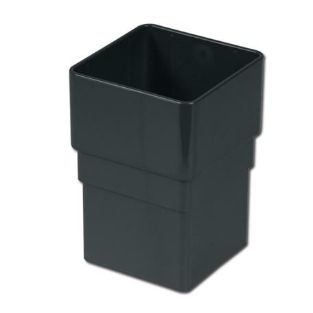 [RSS1A] FLOPLAST SQUARE PIPE SOCKET (ANTHRACITE GREY)