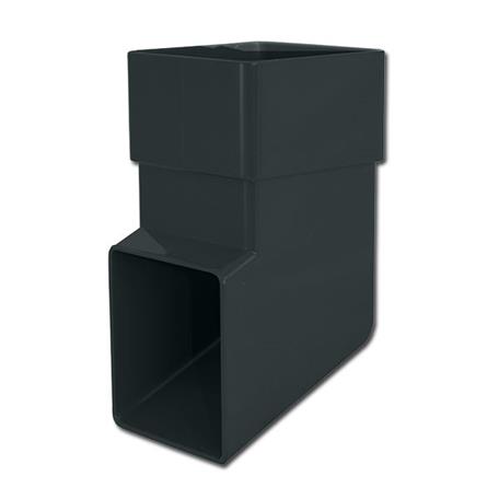 [RBS3A] FLOPLAST SQUARE SHOE (ANTHRACITE GREY)
